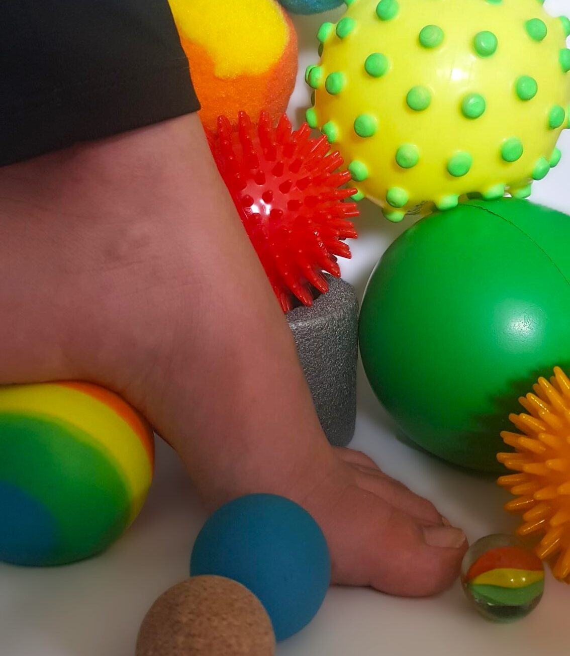 pieds balles